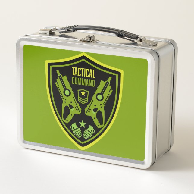 Boys Toy Dart Gun Battle Metall Brotdose (Vorderseite)