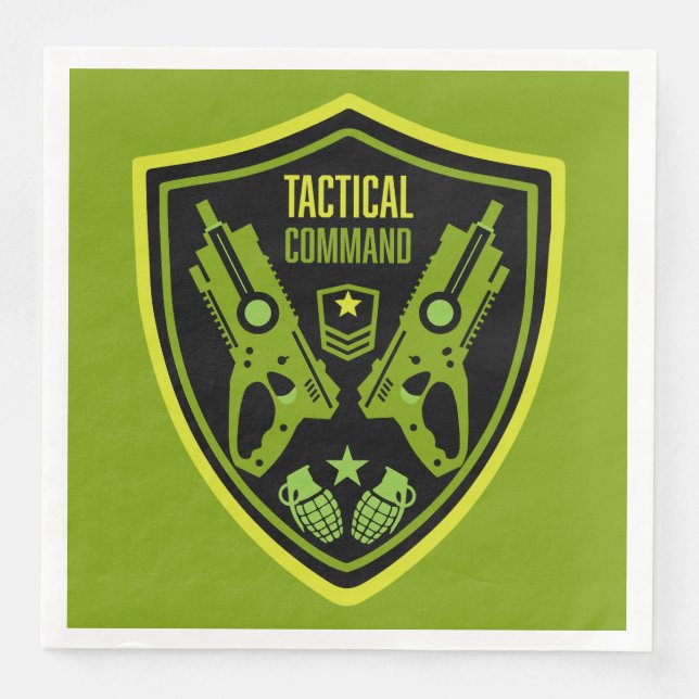 Boys Toy Dart Gun Battle Serviette (Vorderseite)