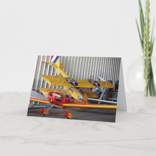 Boys Toys - Model Aircraft Geburtstagskarte Karte