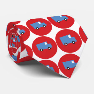 Boys Toys Spaß Niedlicher Retro Transport Blue Tru Krawatte