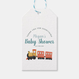 Boys Train Danke Baby Dusche Niedlich Gefallen Geschenkanhänger