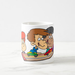 Boys und Modell-Rennwagen Kaffeekocher Tasse