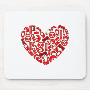 Boys Valentinstag Gaming Videospielcontroller Mousepad