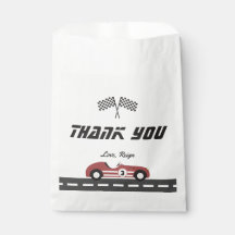 Boys Vintag Red Race Car Geburtstagsparty