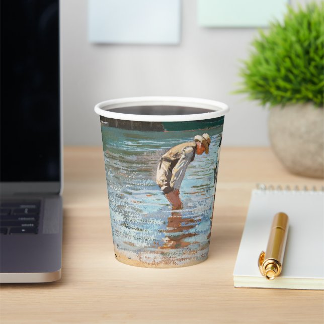 Boys Wading (1873) von Winslow Homer Pappbecher (InSitu)