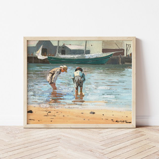 Boys Wading | Winslow Homer Poster (Von Creator hochgeladen)