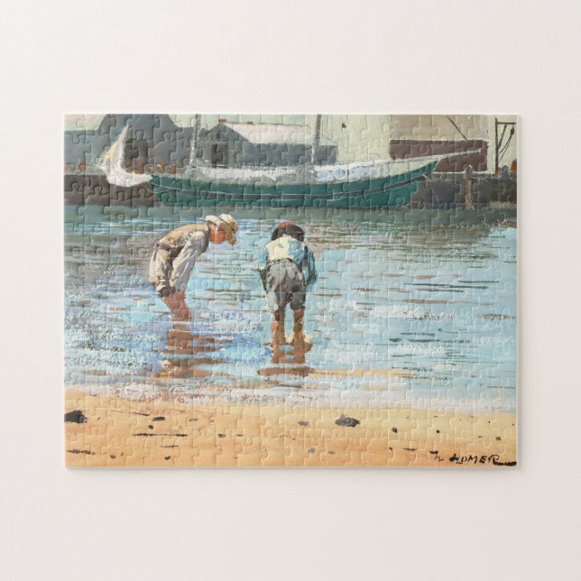 Boys Wading | Winslow Homer Puzzle (Horizontal)