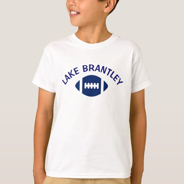 Boys White Football T-Shirt (Vorderseite)