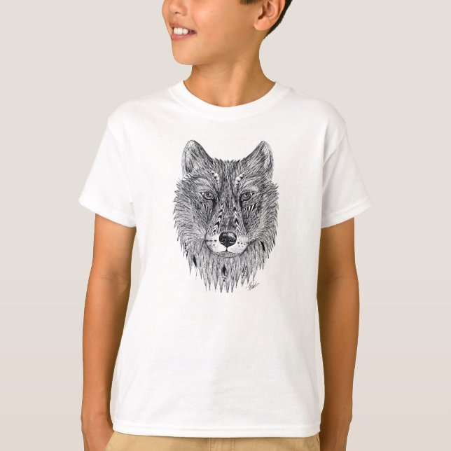 Boys wolf tee (Vorderseite)