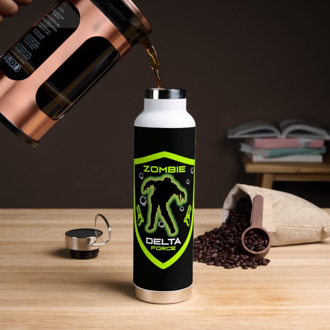 Boys Zombie Trinkflasche (Kaffee (gedreht))