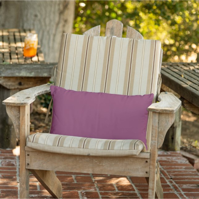 Boysenberry Outdoor Lumbar Pillow Kissen Für Draußen (Stuhl )