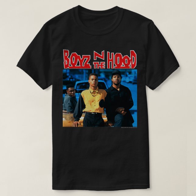 Boyz N. Hood Classic Poster T-Shirt (Design vorne)