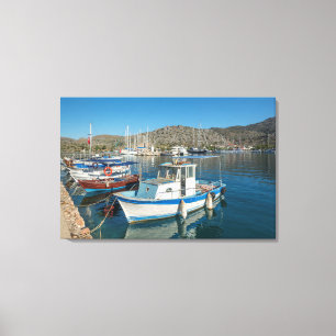 Bozburun Hafen nahe Marmaris, die Türkei Leinwanddruck