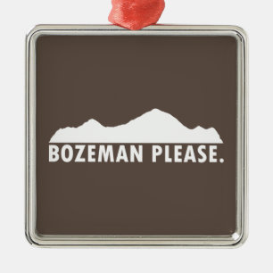 Bozeman Bitte Ornament Aus Metall
