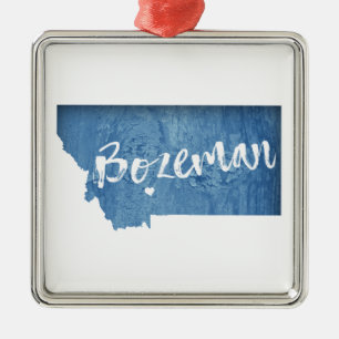 Bozeman, Montana Ornament Aus Metall