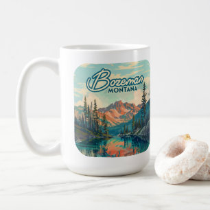 Bozeman Montana Rocky Mountains Vintage Kaffeetasse