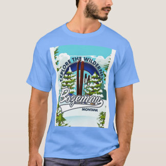 Bozeman Montana Ski T-Shirt