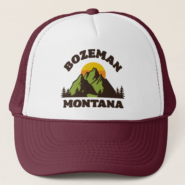 Bozeman, Montana Truckerkappe (Vorderseite)