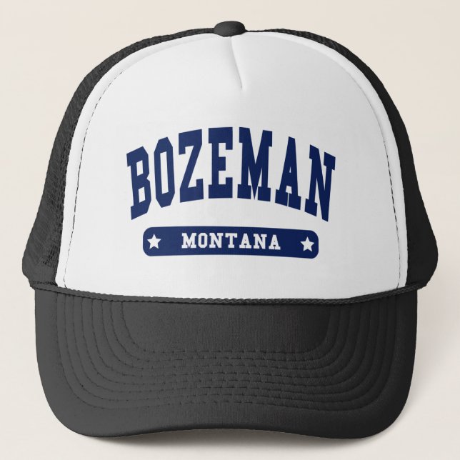 Bozeman Montana Uni Style to Shirts Truckerkappe (Vorderseite)