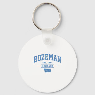 Bozeman Vintage Sport Montana Retro Athletik Schlüsselanhänger