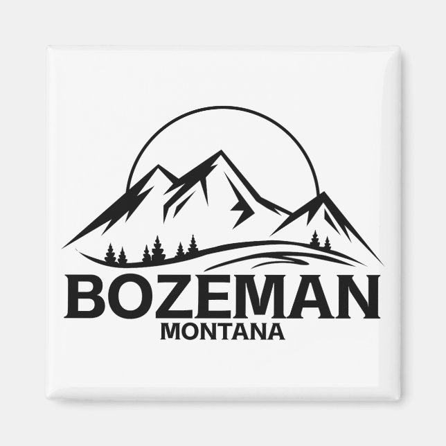 Bozen, Montana Magnet (Vorne)