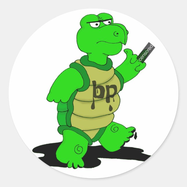 #%$! bp Aufkleber (Vorderseite)