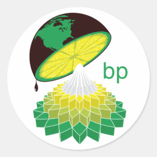 BP Logo Version 1 (Aufkleber) Runder Aufkleber
