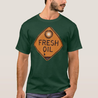 BP-Öl-Fleck-Shirt - frisches Öl T-Shirt