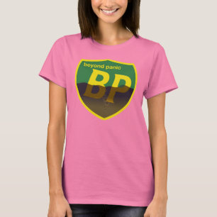 BP über Panik-Shirt - Retro Schild-Damen hinaus T-Shirt