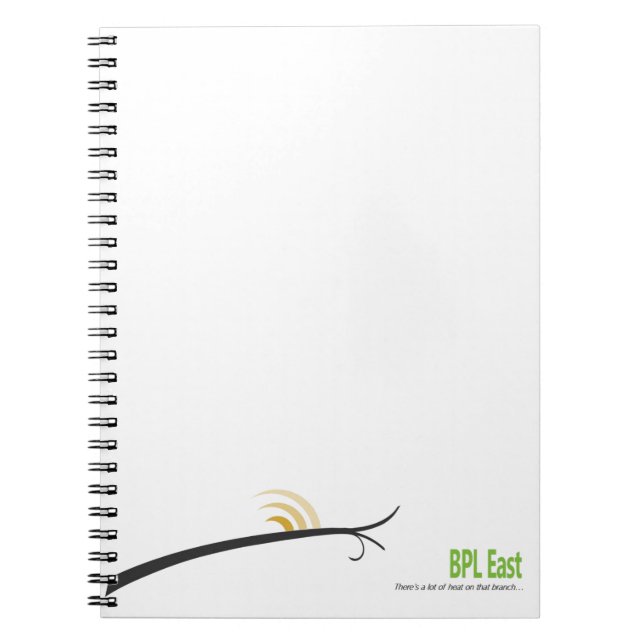 BPL East Spiral Notebook Notizblock (Vorderseite)