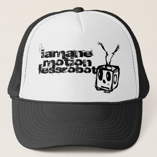 bprodlogo, iamane, Bewegung, lessrobot Truckerkappe (Vorderseite)
