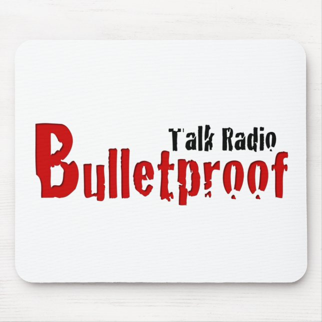 BPTR rote und schwarze Titel-Logo-Mausunterlage Mousepad (Vorne)