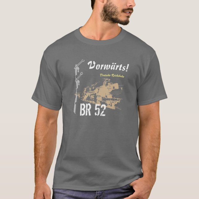 BR 52 Deutsche Reichsbahn DDR T-Shirt (Vorderseite)