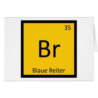 Br - Blaue Reiter Art Chemistry Periodic Table