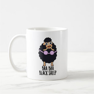 Bra-bra Black Sheep Funny Animal Puff Kaffeetasse