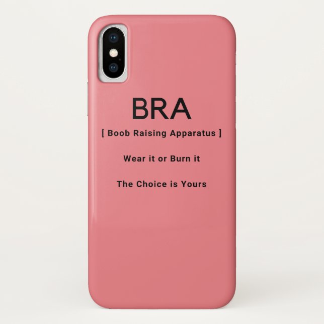 Bra Funny Definition Case-Mate iPhone Hülle (Rückseite)