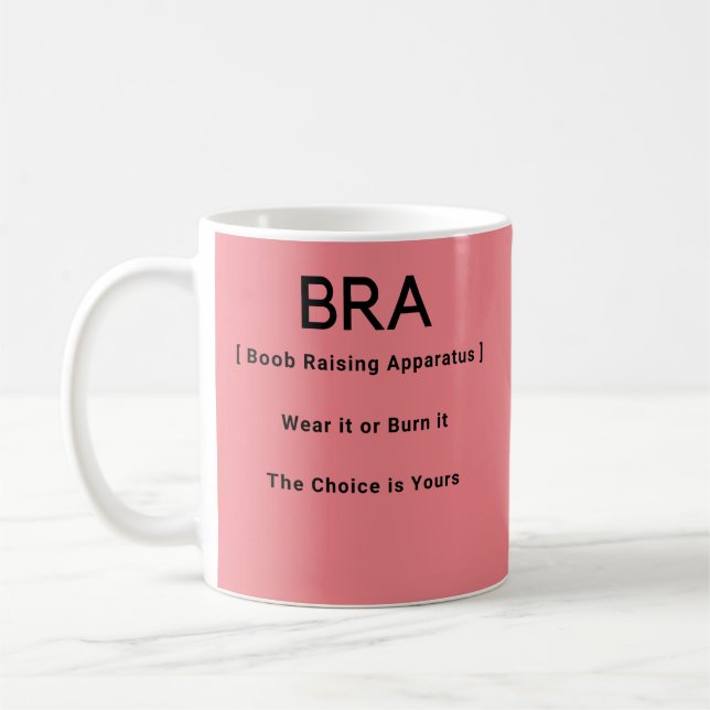 Bra Funny Definition Kaffeetasse (Links)