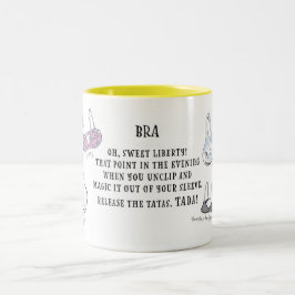 Bra-Tasse Zweifarbige Tasse