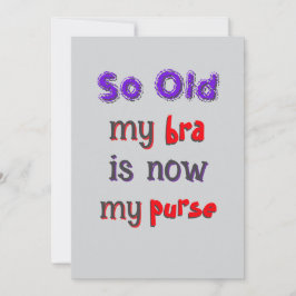 Bra wird zu Purpitation Einladung