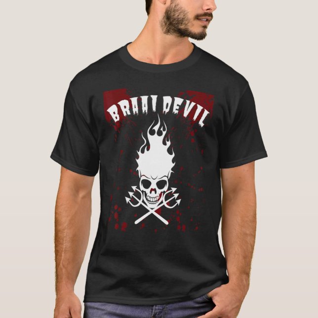 Braai-Teufel Südafrika Braai T-Shirt (Vorderseite)