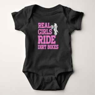 Braap Geschenke Frauen Motorrad-Motocross Dirt Bik Baby Strampler