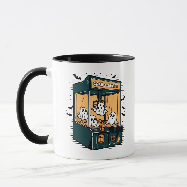 Brab ein Ghost-Klaw-Machine-Halloween Tasse (Links)