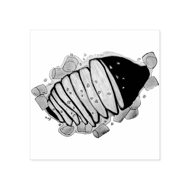 Brac Beef Brisket Jüdische Küche Gummistempel (Prägung)