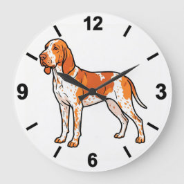 Bracco Italiano Dog Wall Clock Pet Home Decor Große Wanduhr
