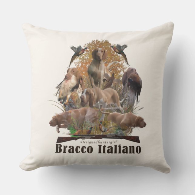 Bracco italiano kissen (Vorderseite)