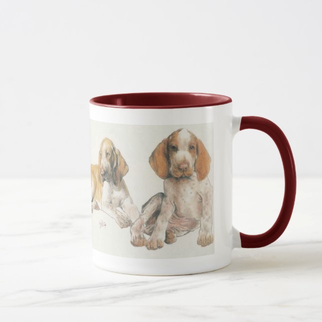 Bracco Italiano Welpen Tasse (Rechts)