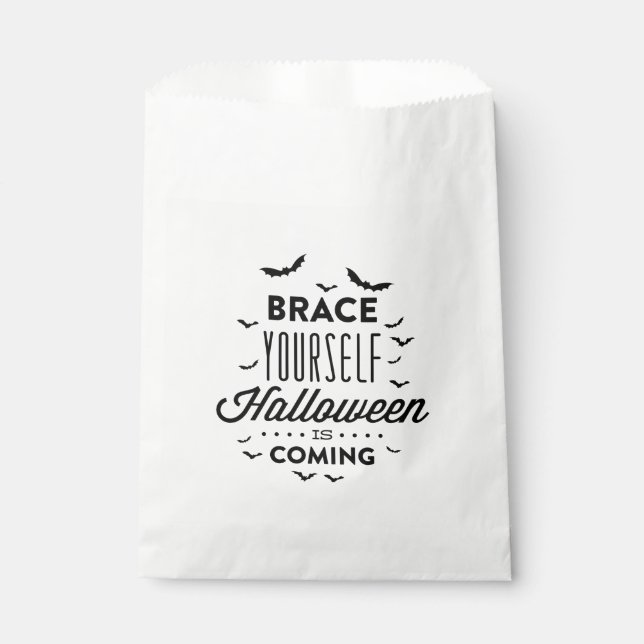 BRACE YOURSELF HALLOWEEN Halloween Favor Bag Geschenktütchen (Vorderseite)