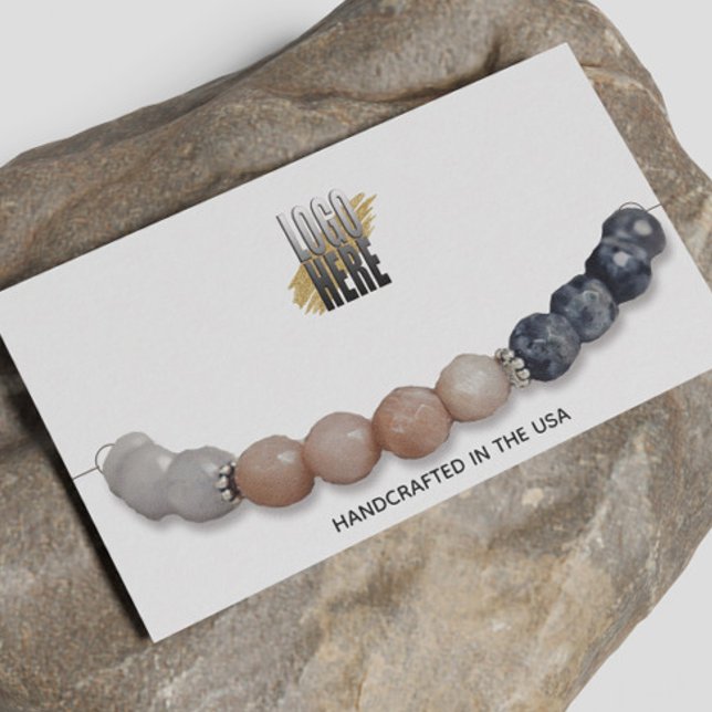 Bracelet-Anzeige Weiße Logo-Social-Media Visitenkarte (Von Creator hochgeladen)