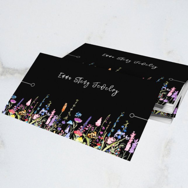 Bracelet Display Card ・ Farbige Wildblumen (Von Creator hochgeladen)