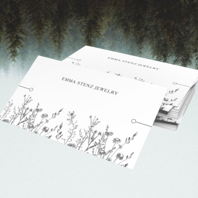 Bracelet Display Card ・ Rustikale Wildblumen (Von Creator hochgeladen)